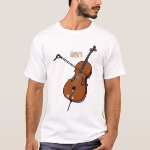 Cello-Cartoon-Abbildung T-Shirt