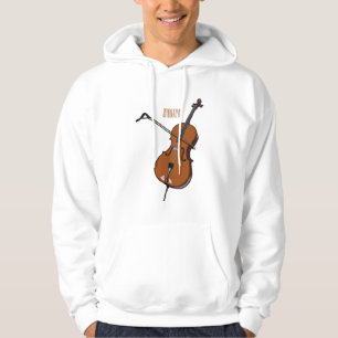 Cello Cartoon-Illustration Hoodie