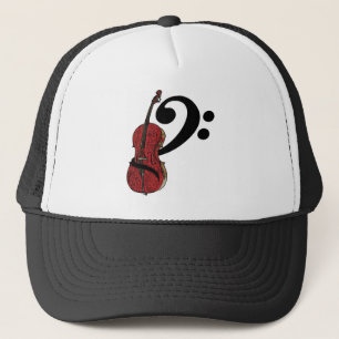 Cello Clef Hat Truckerkappe