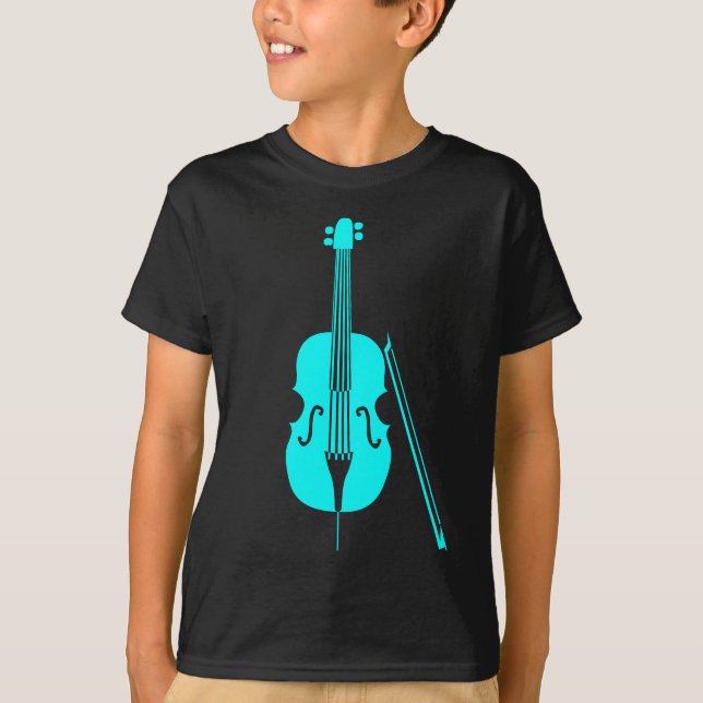 Cello - Cyan T-Shirt (Vorderseite)