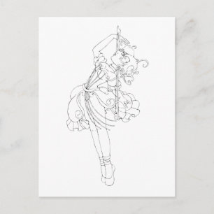 Cello Dance Postkarte