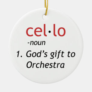Cello Definition Keramikornament