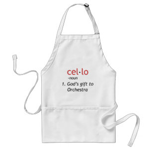 Cello Definition Schürze