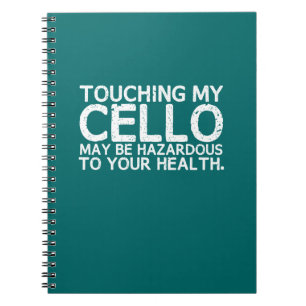 Cello-Gefahr Notizblock