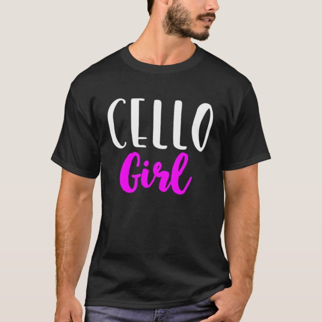 Cello Girl Player Women  Cute Cellist T-Shirt (Vorderseite)