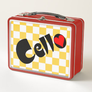Cello Heart Metall Brotdose