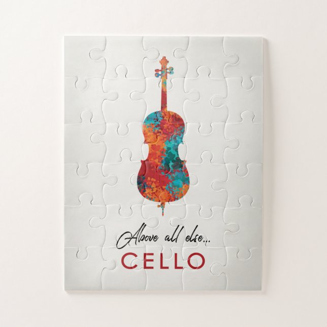 Cello - Helle, farbenfrohe Musik (Vertikal)