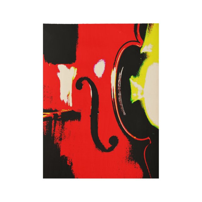 Cello-Holzposter Holzposter (Vorderseite)