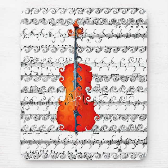 Cello & I Rock!_ Mousepad (Vorne)