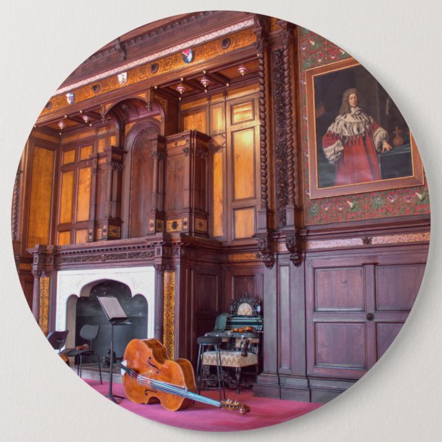 Cello im Staat Button (Vorderseite)