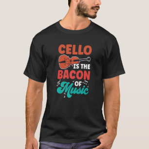 Cello ist das Becken des Musiker Cellist Playe T-Shirt