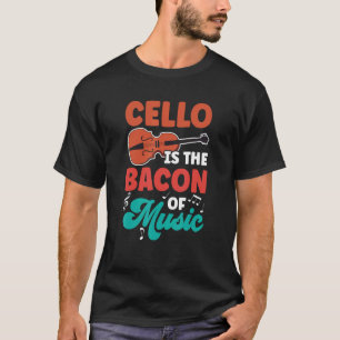 Cello ist das Becken des Musiker Cellist Playe T-Shirt