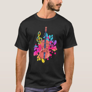 Cello - Klassische Musik Treble Clef Cellist T-Shirt
