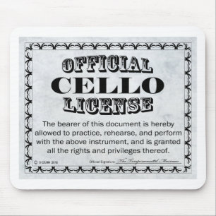 Cello-Lizenz Mousepad