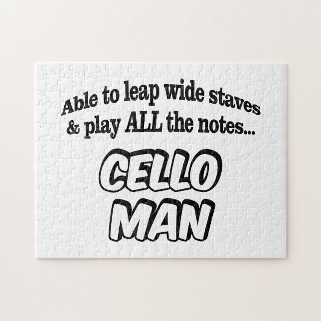 Cello Man - Music Superhero (Horizontal)