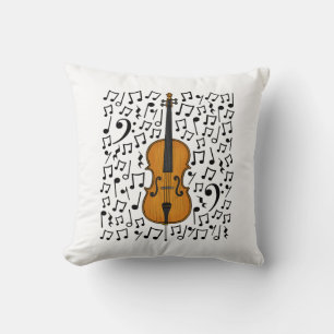 Cello mit musikalischen Bemerkungen, Cellist Music Kissen