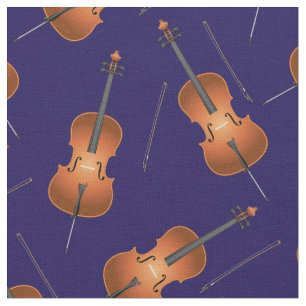 Cello Music Musician Room Decke Navy Blue Stoff