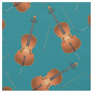 Cello Music Musician Saal Dekoration Aquamarin Stoff
