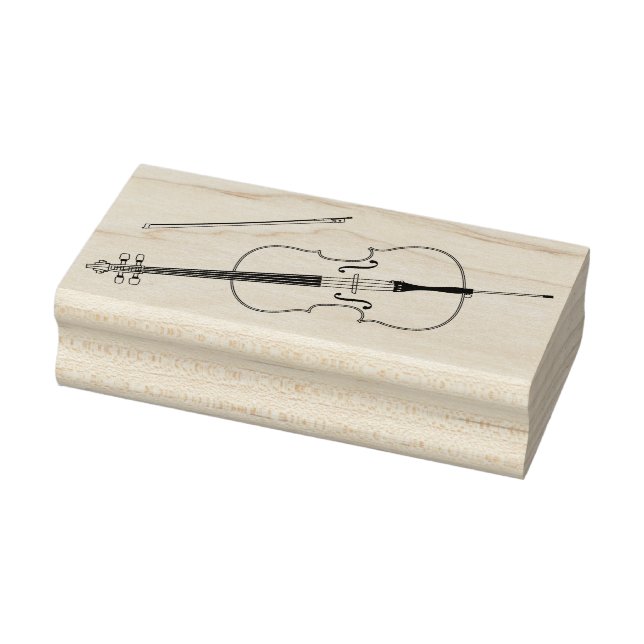 Cello Musician Music Teacher String Orchestra Gummistempel (Stempel)