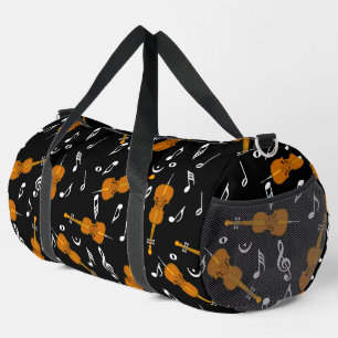 Cello Musiknote Pattern Duffle Bag