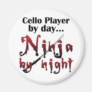 Cello Ninja Magnet