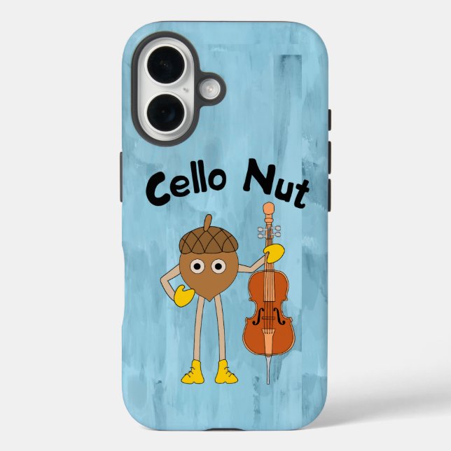 Cello Nut iPhone 16 Hülle (Rückseite)