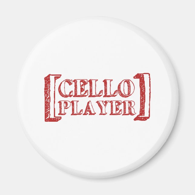 Cello Player Magnet (Vorne)