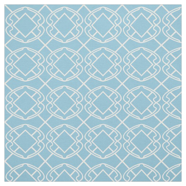 Cello Robins Blue Egg Trellis Design Stoff (Muster)