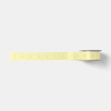 Cello Soft Butter Yellow Trellis Design