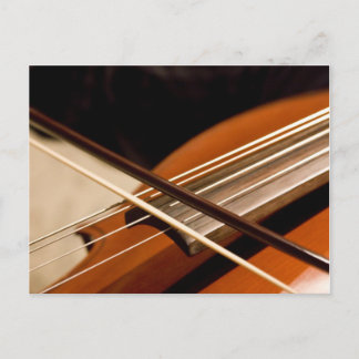 Cello Strings Postkarte