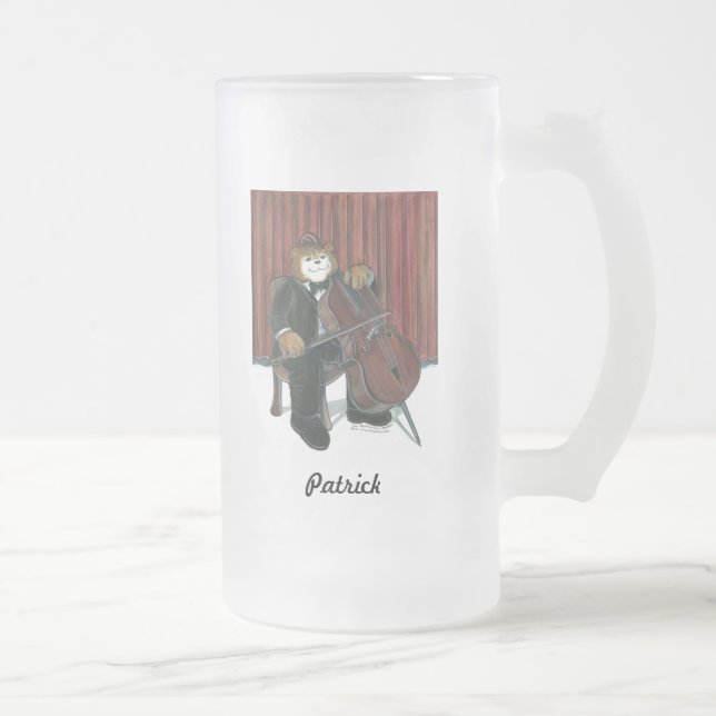 Cello-Tasse Mattglas Bierglas (Rechts)