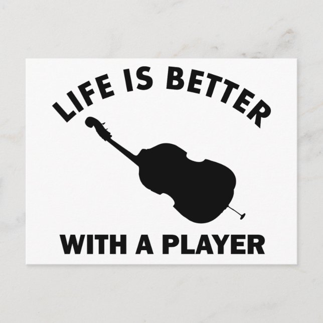 Cello Vector Designs Postkarte (Vorderseite)