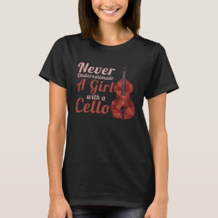Cello Violin Player Girl Cellist Musician T-Shirt