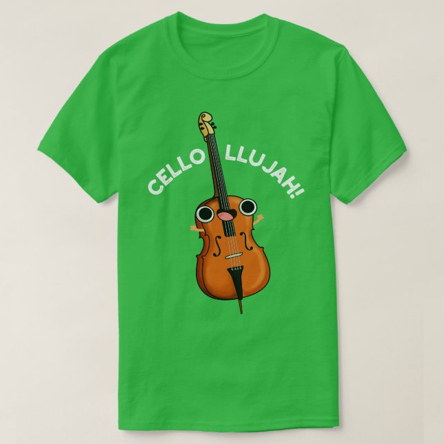 Cellollujah Niedlich Cello Puff 1 T-Shirt (Design vorne)