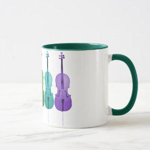 Cellos und Farbe Tasse