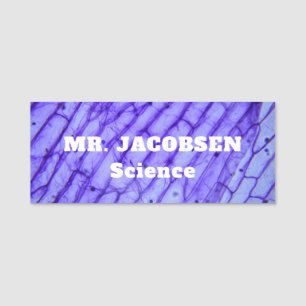 Cells Science Teacher Name Tag Namensschild