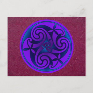 Celtic Art Design Postkarte