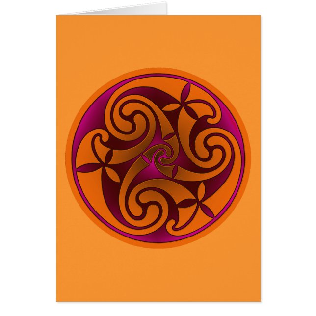 Celtic Art Spiral Design (Vorne)