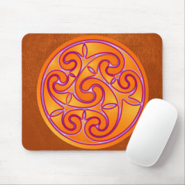 Celtic Art Spiral Design Mouse Mat Mousepad
