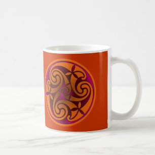 Celtic Art Spiraldesign Coffee Tasse