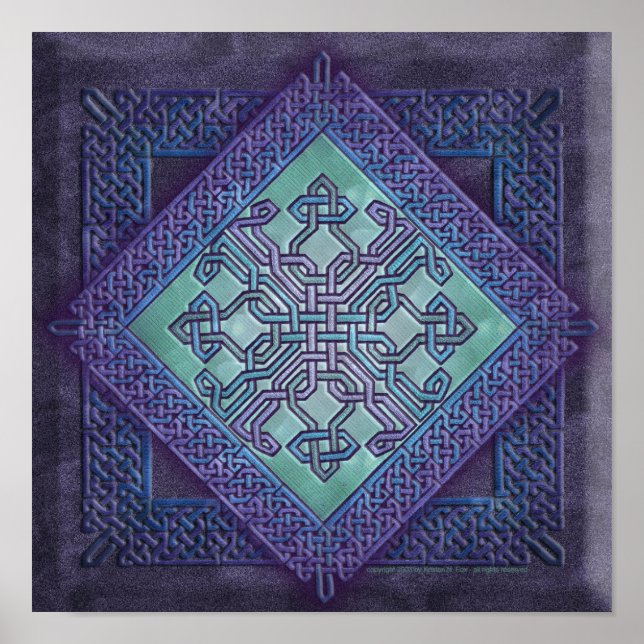 Celtic Avant Garde Fine Art Poster (Vorne)