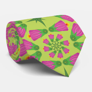 Celtic Bell Blume Mandalases Green Neck Tie Krawatte