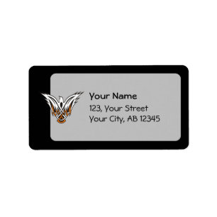 Celtic Bird Adressaufkleber