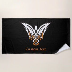 Celtic Bird Beach Handtuch