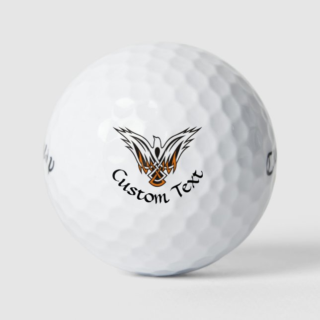 Celtic Bird Golf Balls Golfball (Vorderseite)