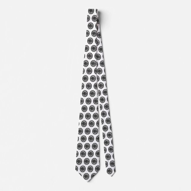 Celtic Bird in Celtic Knot Neck Tie Krawatte (Vorderseite)