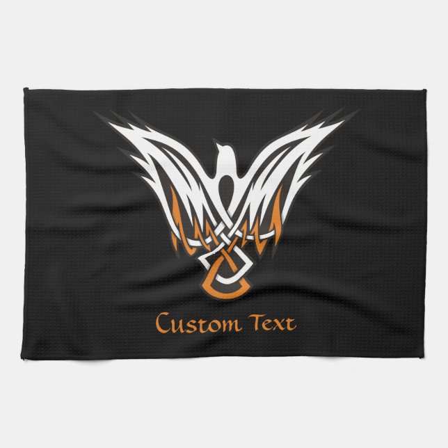 Celtic Bird Kitchtuch Geschirrtuch (Horizontal)