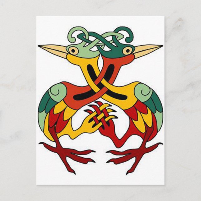Celtic Bird Postkarte (Vorderseite)