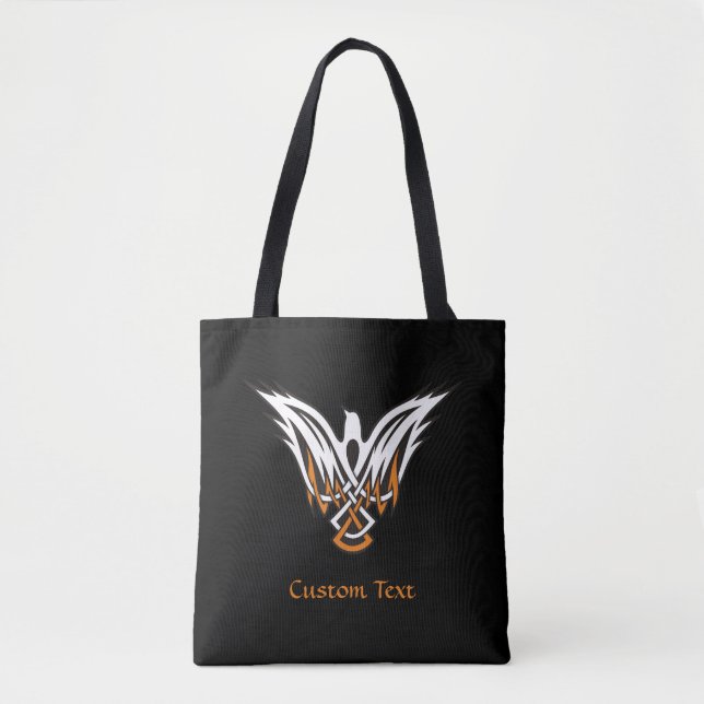 Celtic Bird Tote Bag Tasche (Vorderseite)