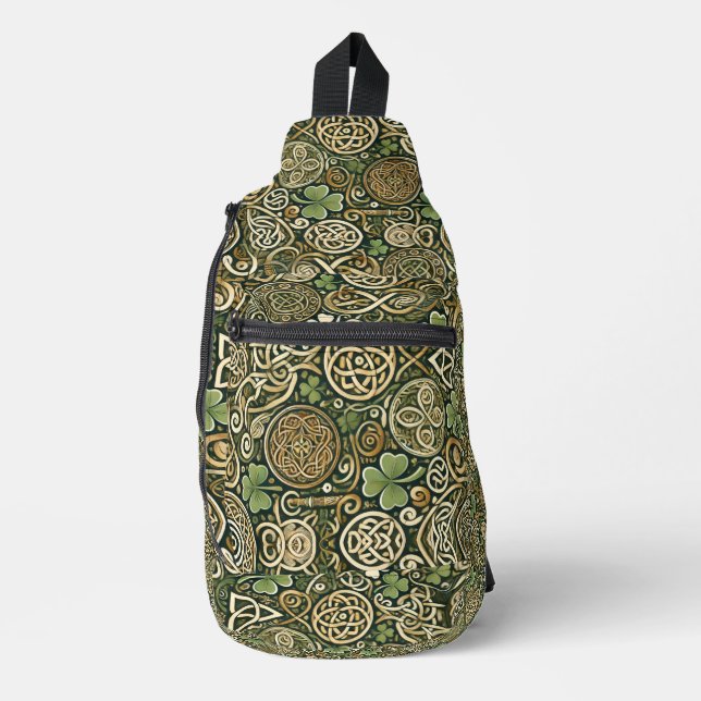 Celtic Bloom Crossbody Bag (Vorderseite)